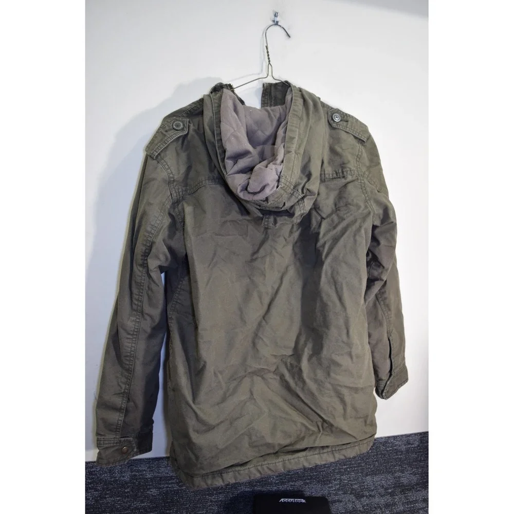Gap Kids Jacket Army Green Military Paratrooper Utility Field Jacket BOYS XXL 14